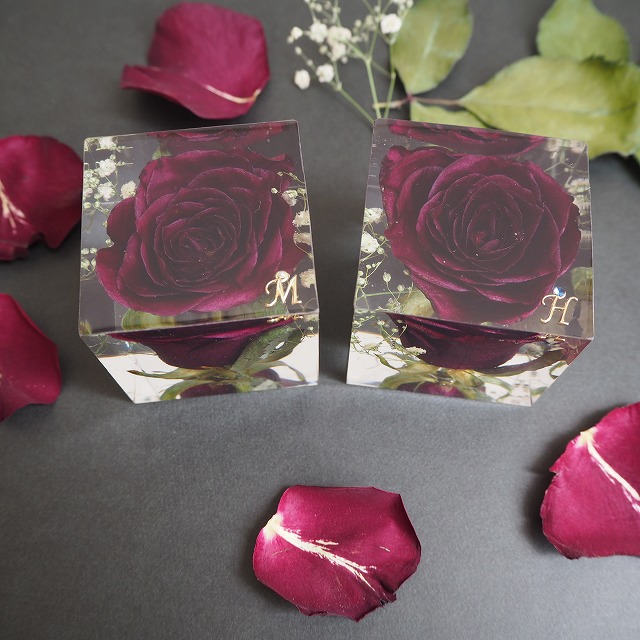 プロポーズの想い出を永遠に残す レジンリングピロー